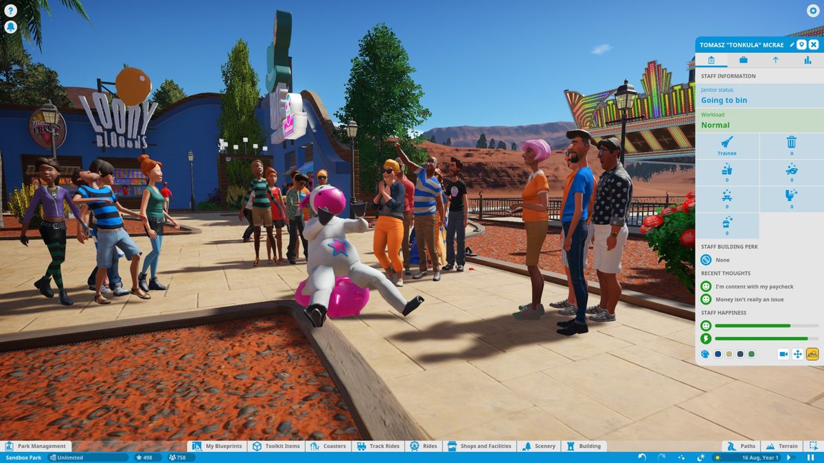 Planet Coaster screenshot 3 for Playstation 5